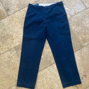 POLO by RALPH LAUREN FLAT-FRONT "PRESTON PANT" Size 36 X 32